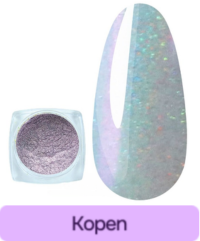 Komilfo Chroompoeder Kever №007 roze goud hologram 0,5 g